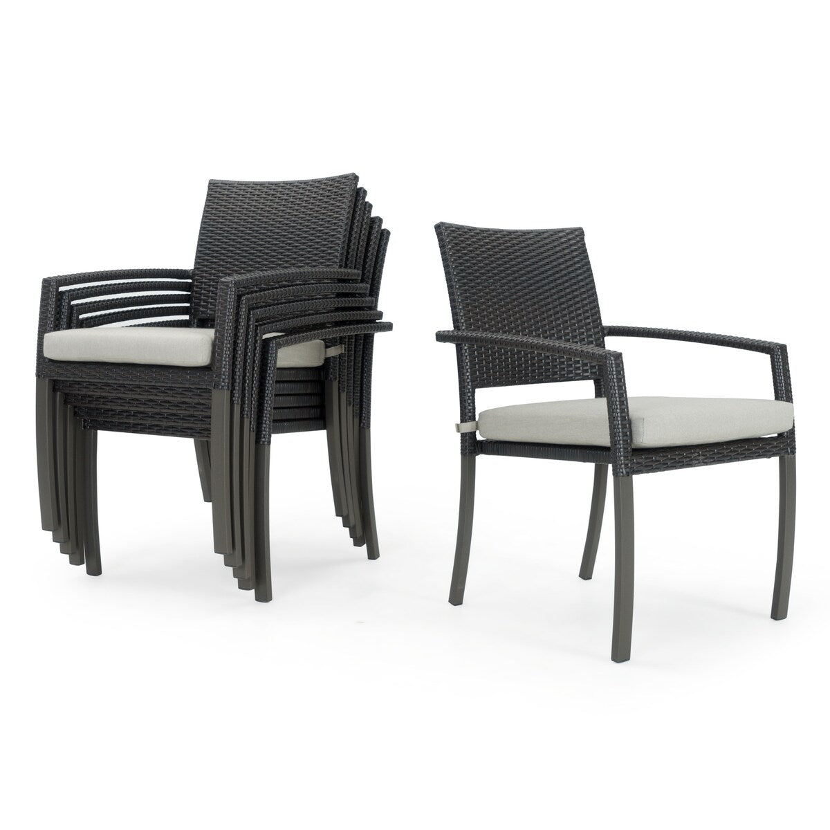 Portofino Casual 7 Piece Sunbrella Outdoor Patio Dining Set