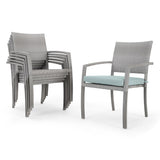 Portofino Casual 7 Piece Sunbrella Outdoor Patio Dining Set