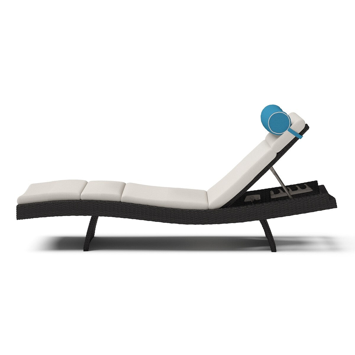Portofino Comfort 3 Piece Sunbrella Outdoor Patio Chaise Lounge Set