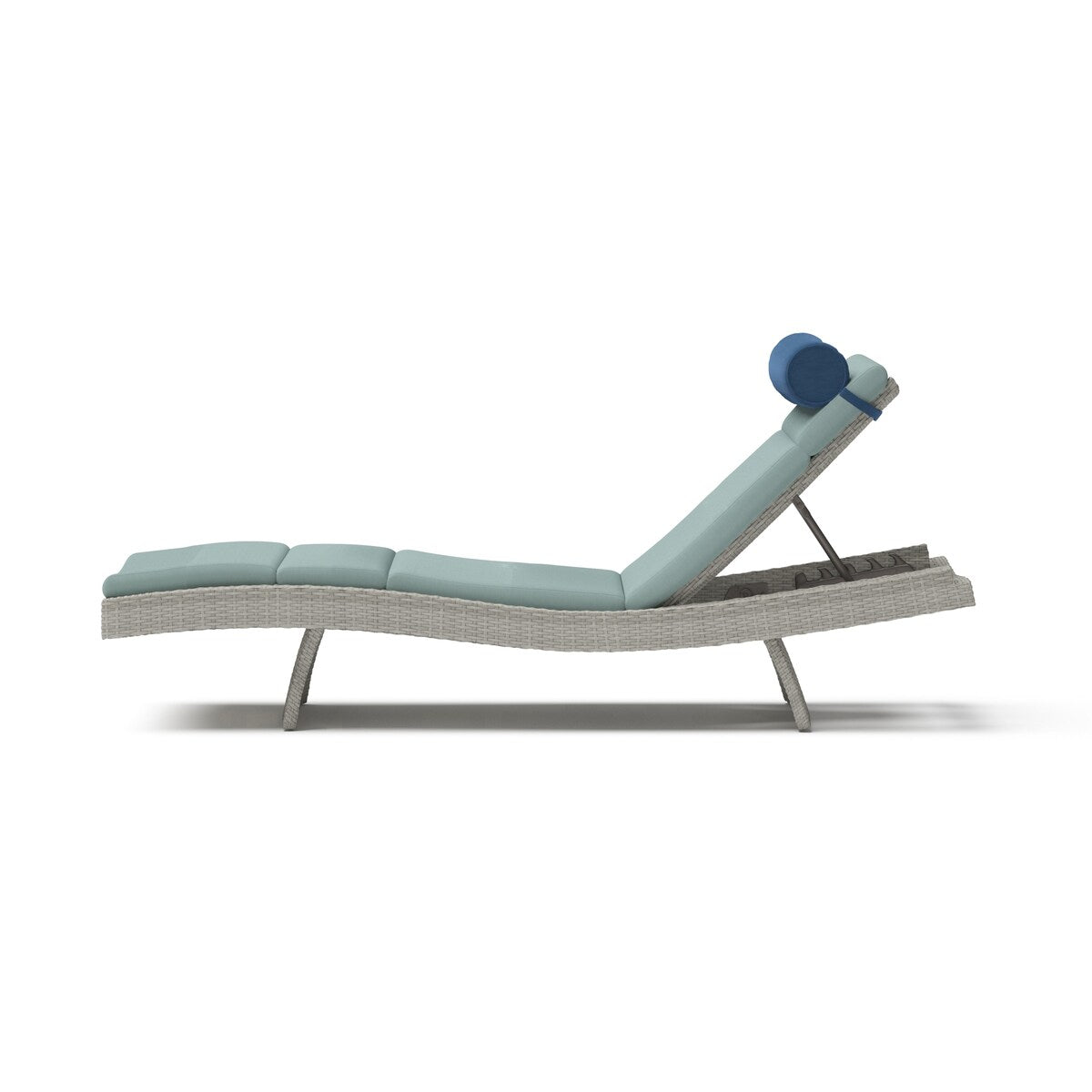Portofino Comfort 3 Piece Sunbrella Outdoor Patio Chaise Lounge Set
