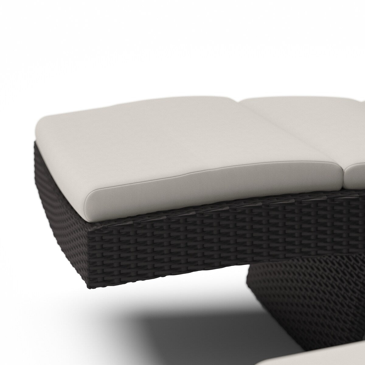 Portofino Comfort 3 Piece Sunbrella Outdoor Patio Chaise Lounge Set