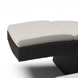 Portofino Comfort 3 Piece Sunbrella Outdoor Patio Chaise Lounge Set