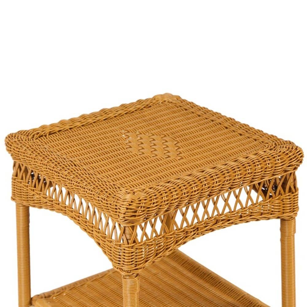 Portside Southwest Amber Outdoor Wicker Rocking Chair Set (3-Piece)