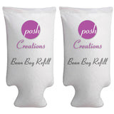 Posh Creations Bean Bag Refill, Premium Cool White EPS Refill