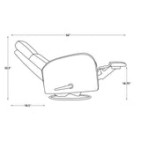 Posie Manual Glider Swivel Recliner