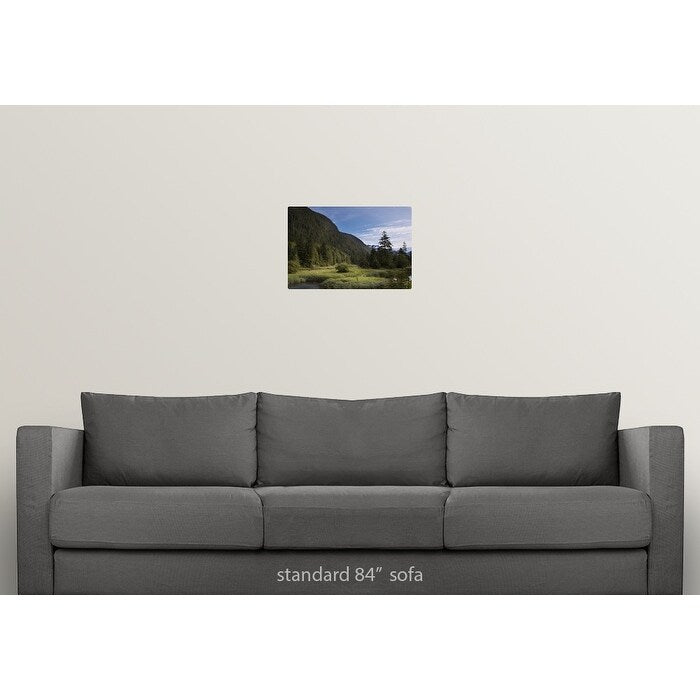 "Bedwell sound mountains and forest, Columbia" Poster Print - Multi