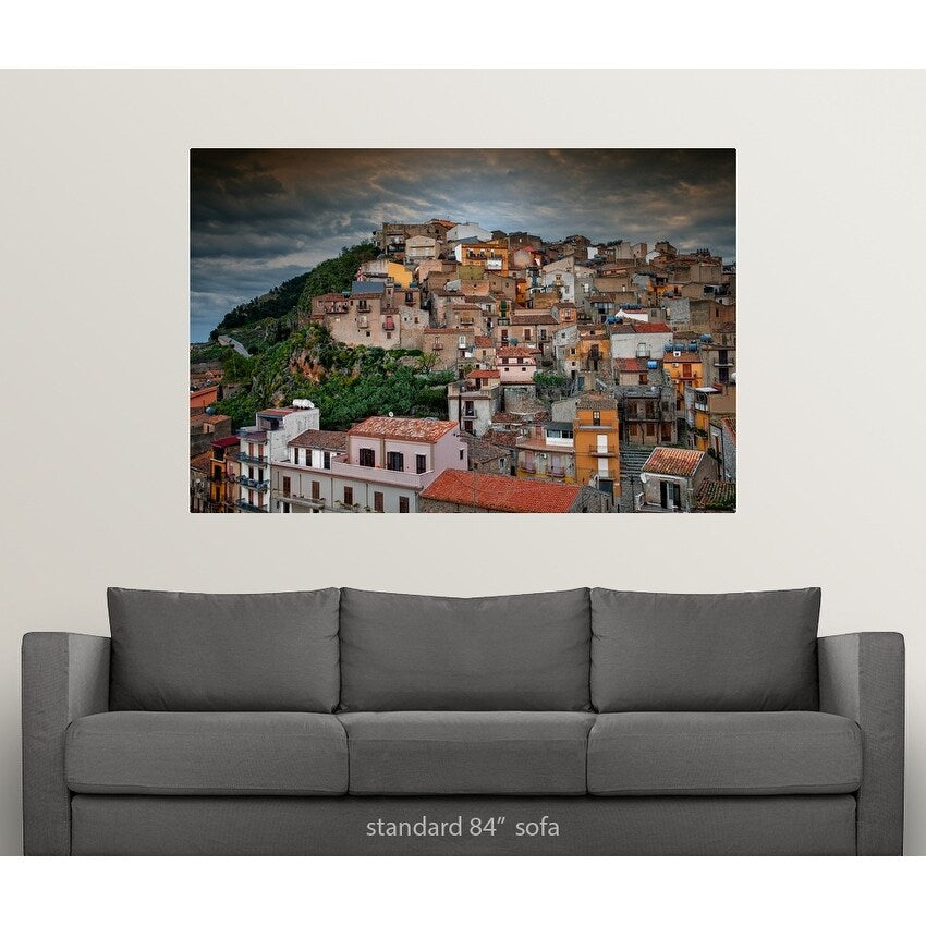 "Caccamo Village located in Italy" Poster Print - Multi