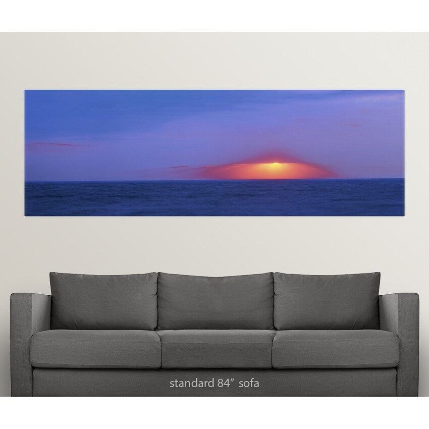"Dark sunset over Cape May" Poster Print