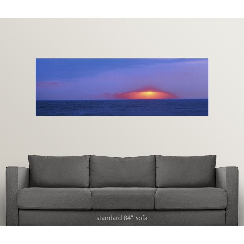 "Dark sunset over Cape May" Poster Print
