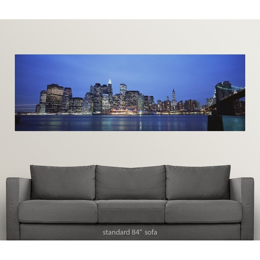 "Evening Lower Manhattan New York NY" Poster Print