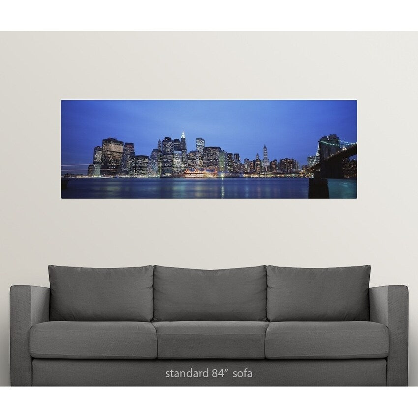 "Evening Lower Manhattan New York NY" Poster Print