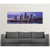 "Florida, Tampa, View of an urban skyline at night" Poster Print