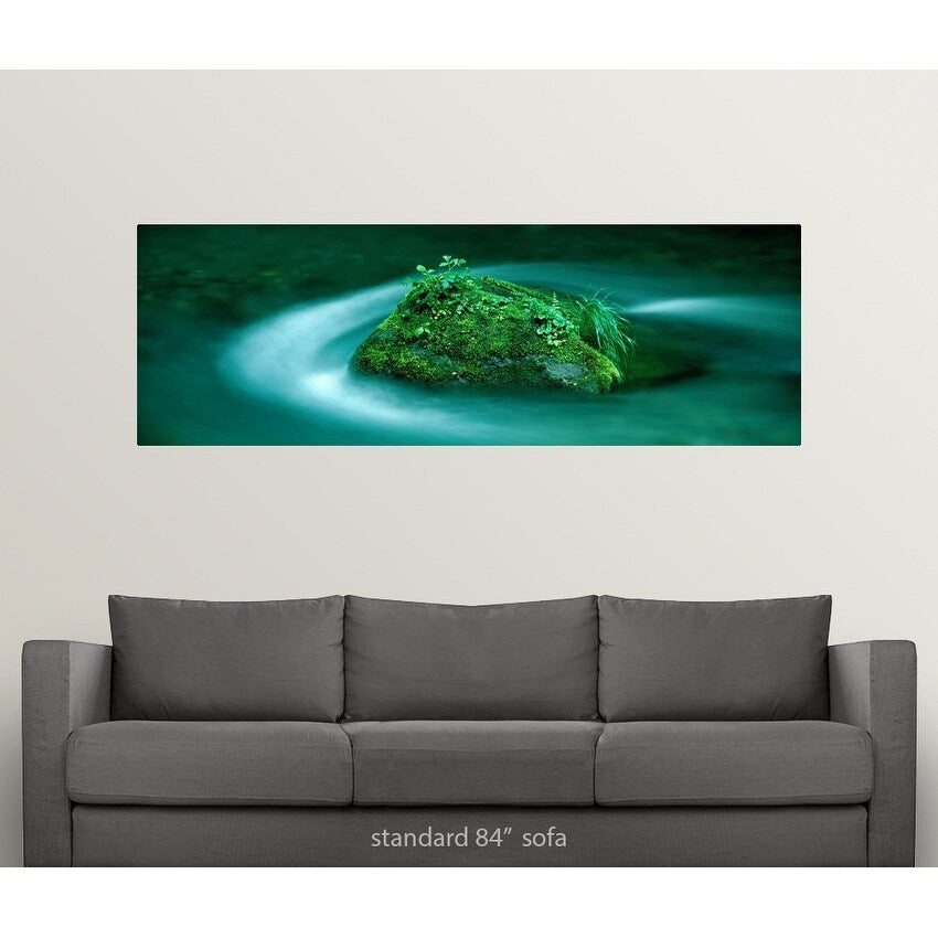 "Flowing Water Aomori Japan" Poster Print