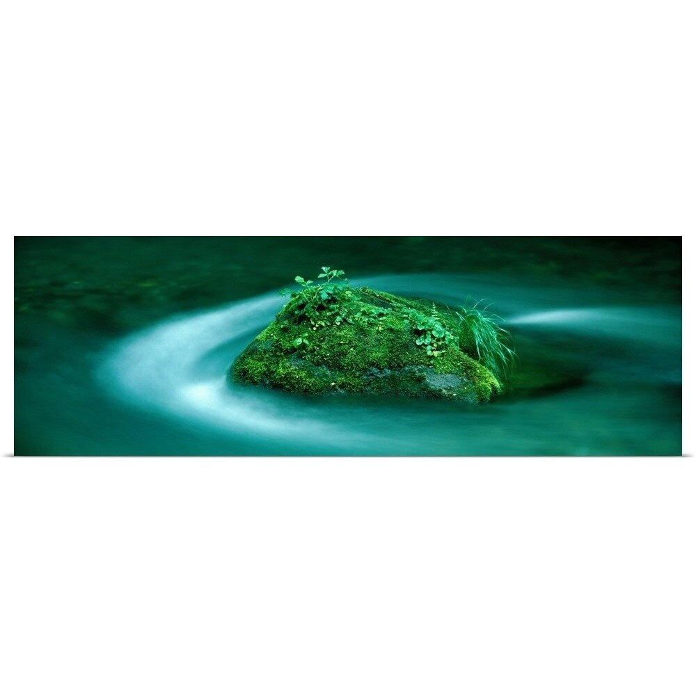"Flowing Water Aomori Japan" Poster Print