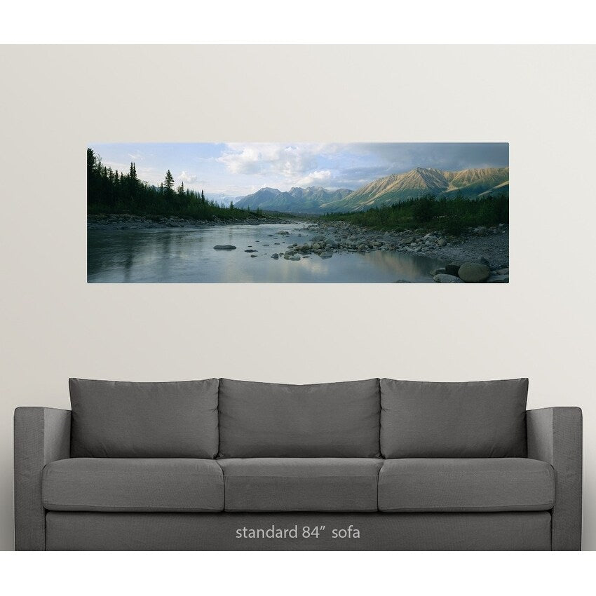 "Kennicott River Wrangell St Elias National Park AK" Poster Print