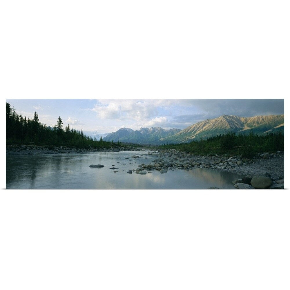 "Kennicott River Wrangell St Elias National Park AK" Poster Print
