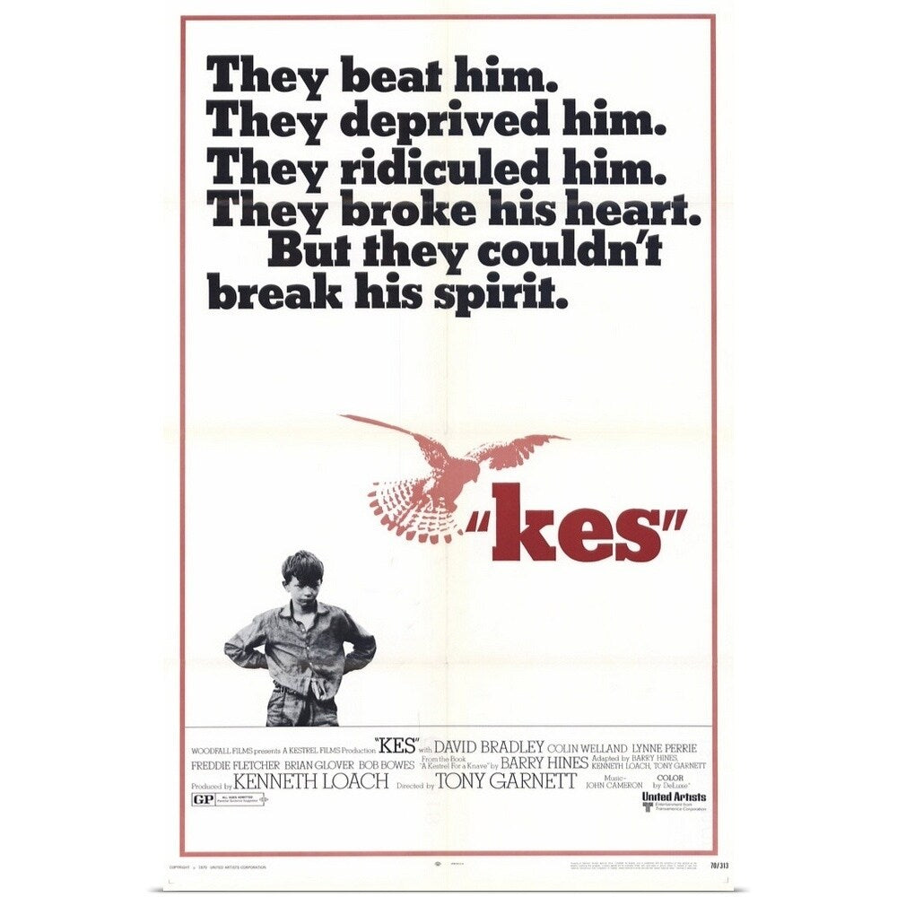 Poster Print entitled Kes (1970) - Multi