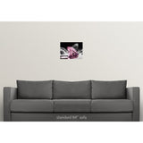 "Large pink diamond surrounded by clear diamonds, close-up (still life)" Poster Print - Multi