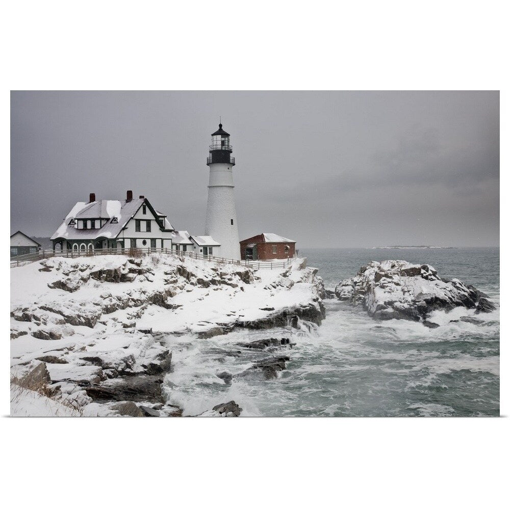 "Portland Head Lighthouse" Poster Print - Multi