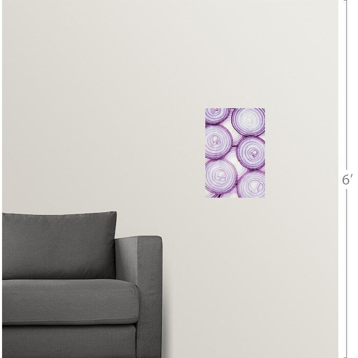"Red onion slice" Poster Print - Multi
