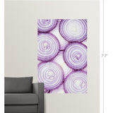 "Red onion slice" Poster Print - Multi