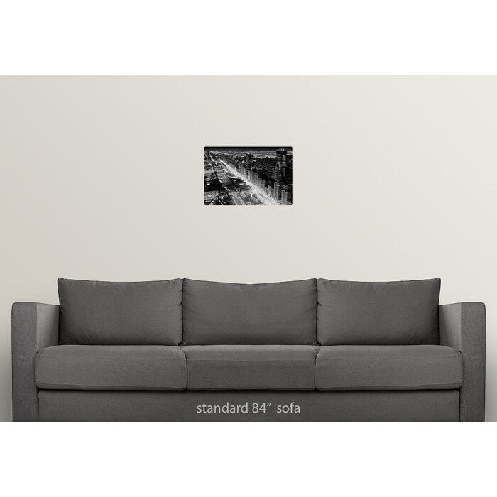 "South Michigan Avenue Street Wall, Chicago, Illinois" Poster Print - Multi