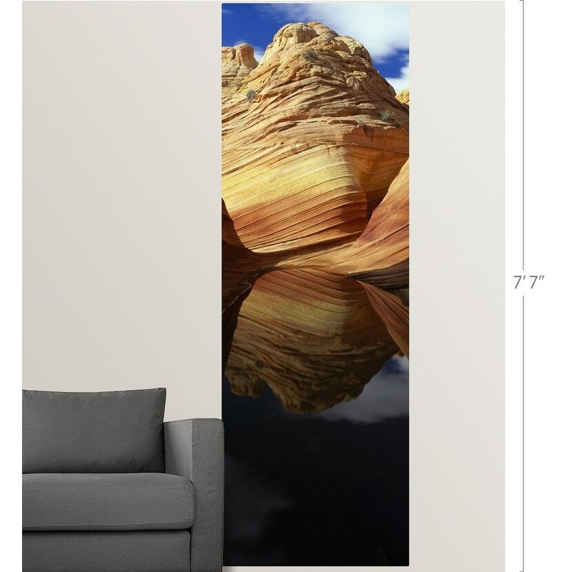 Poster Print entitled The Wave Sandstone Formation Vermilion Cliffs Wilderness AZ - Multi-color