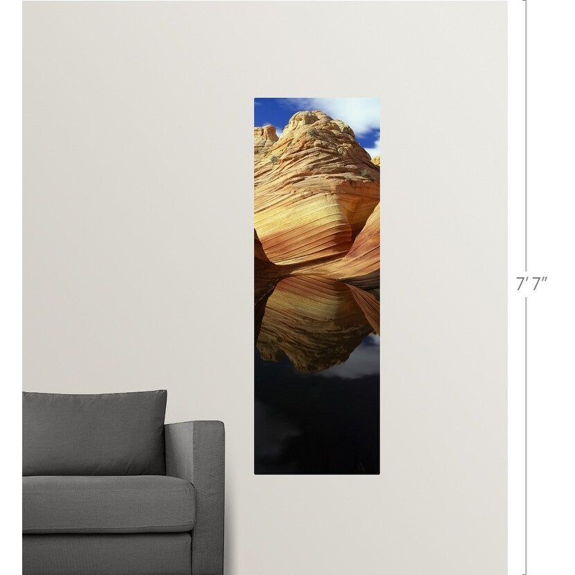 Poster Print entitled The Wave Sandstone Formation Vermilion Cliffs Wilderness AZ - Multi-color