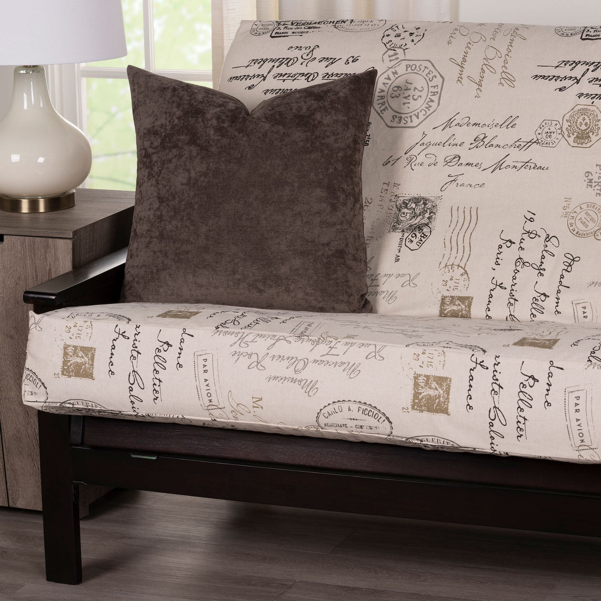 Postscript Full Size Futon Cover - N/A