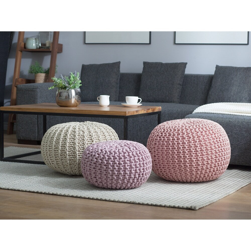 Pouf Ottoman CONRAD II 20 Inches