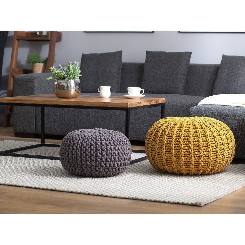 Pouf Ottoman CONRAD II 20 Inches