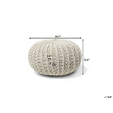 Pouf Ottoman CONRAD II 20 Inches