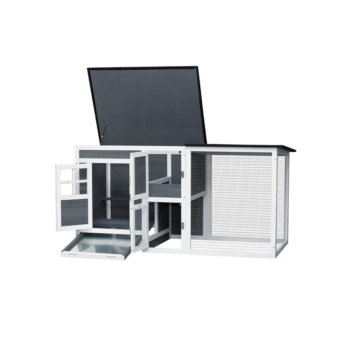 Poultry Cage chicken hutch coop with running cage