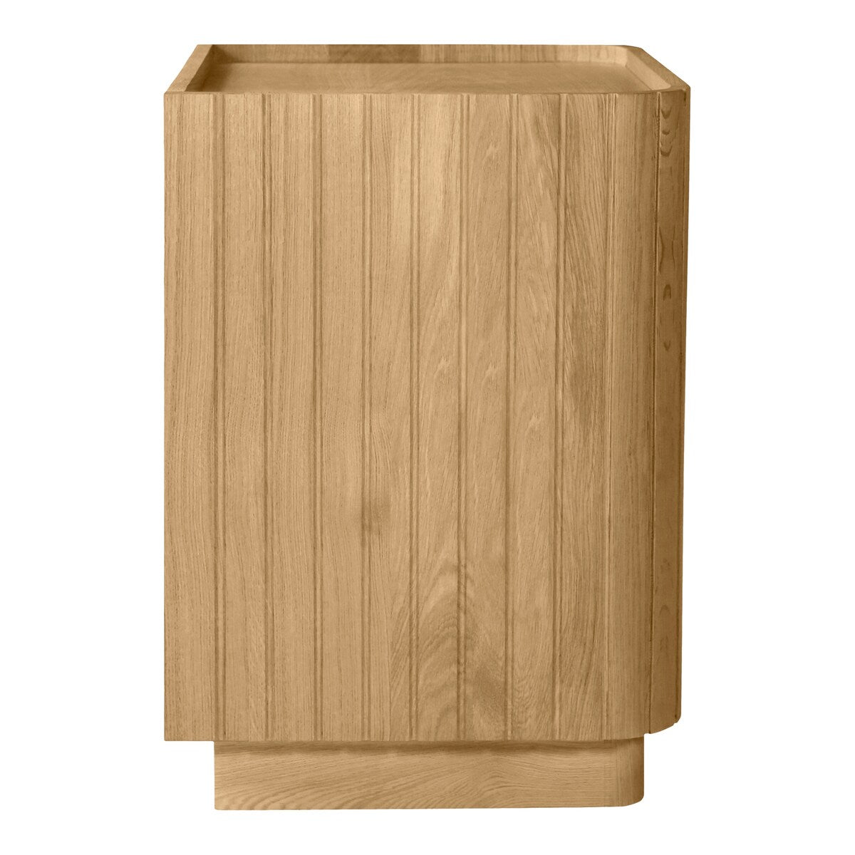 Aurelle Home Poete Solid Acacia Wood 3-Drawer Chest