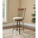Hamilton Brown Metal/Faux-Wood 24-Inch Swivel Counter Stool