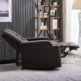 Power Leather Recliner Chair Home Theater Seating Soft