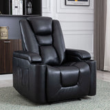 Power Leather Recliner Chair Home Theater Seating Soft