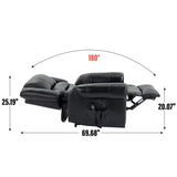 Power Lift Recliner Chair Heat Massage Dual Motor Infinite Position Up to 350 LBS, Heavy Duty Motion Mechanism with USB Ports