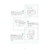 Power Lift Recliner Chair Recliners Electric Recliners for Elderly,Recliner Chair with Side Pocket