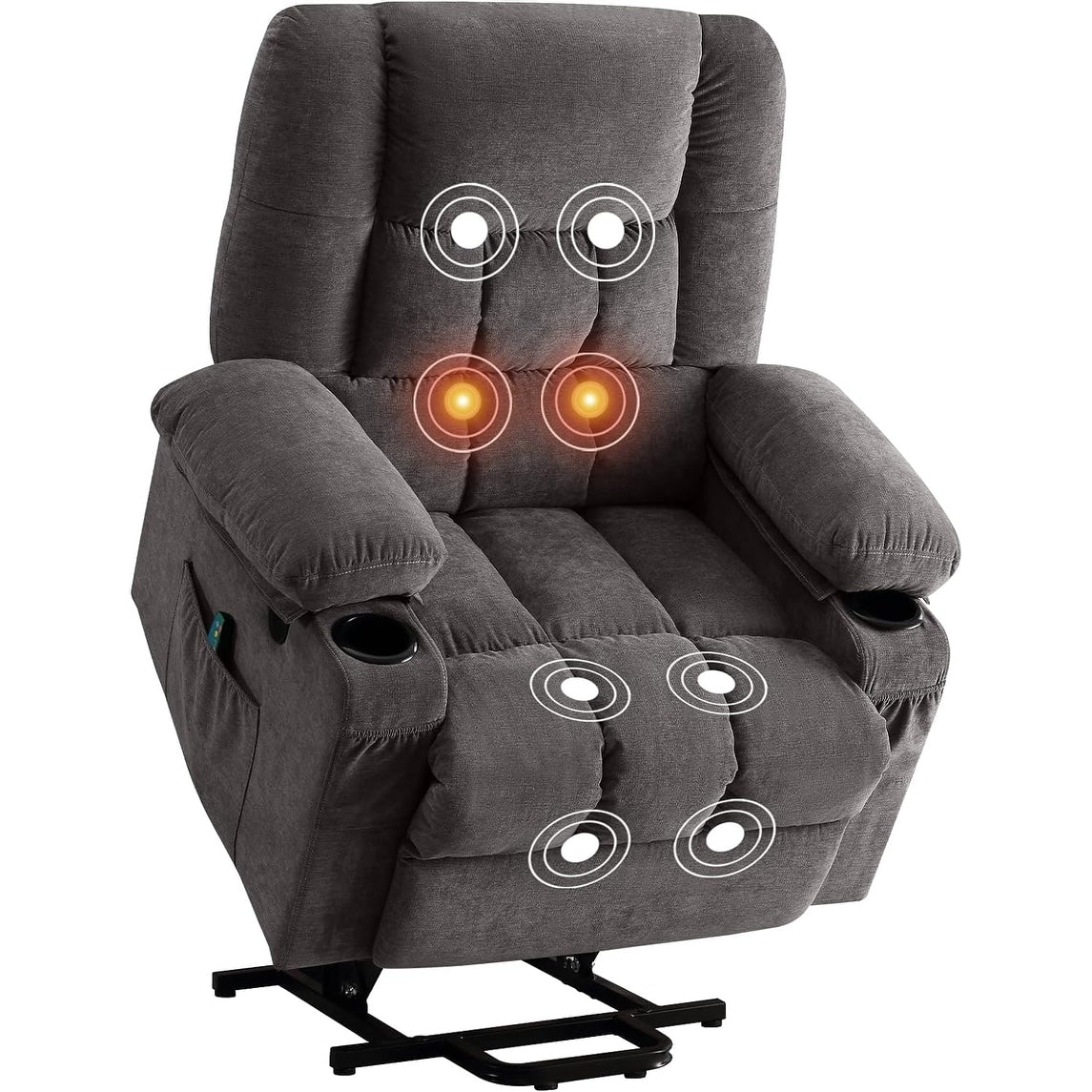 Power Lift Recliner Chair Recliners for Elderly with Heat and Massage Recliner Chair