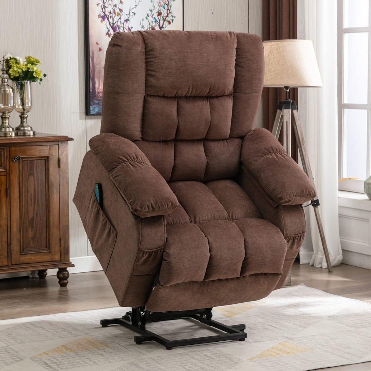 Power Lift Recliner Chair Recliners for Elderly with Heat and Massage Recliner Chair