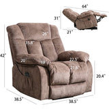 Power Lift Recliner Chair Recliners Electric Recliners for Elderly,Recliner Chair with Side Pocket