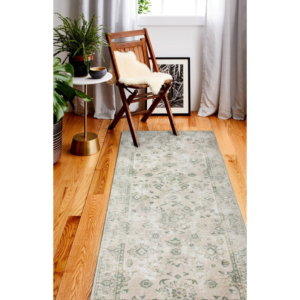 Bashian Power Loom Gertrude Cream Rug
