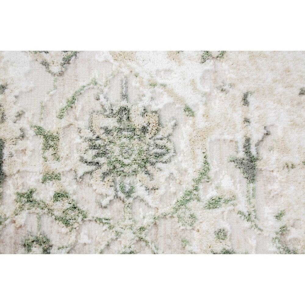 Bashian Power Loom Gertrude Cream Rug