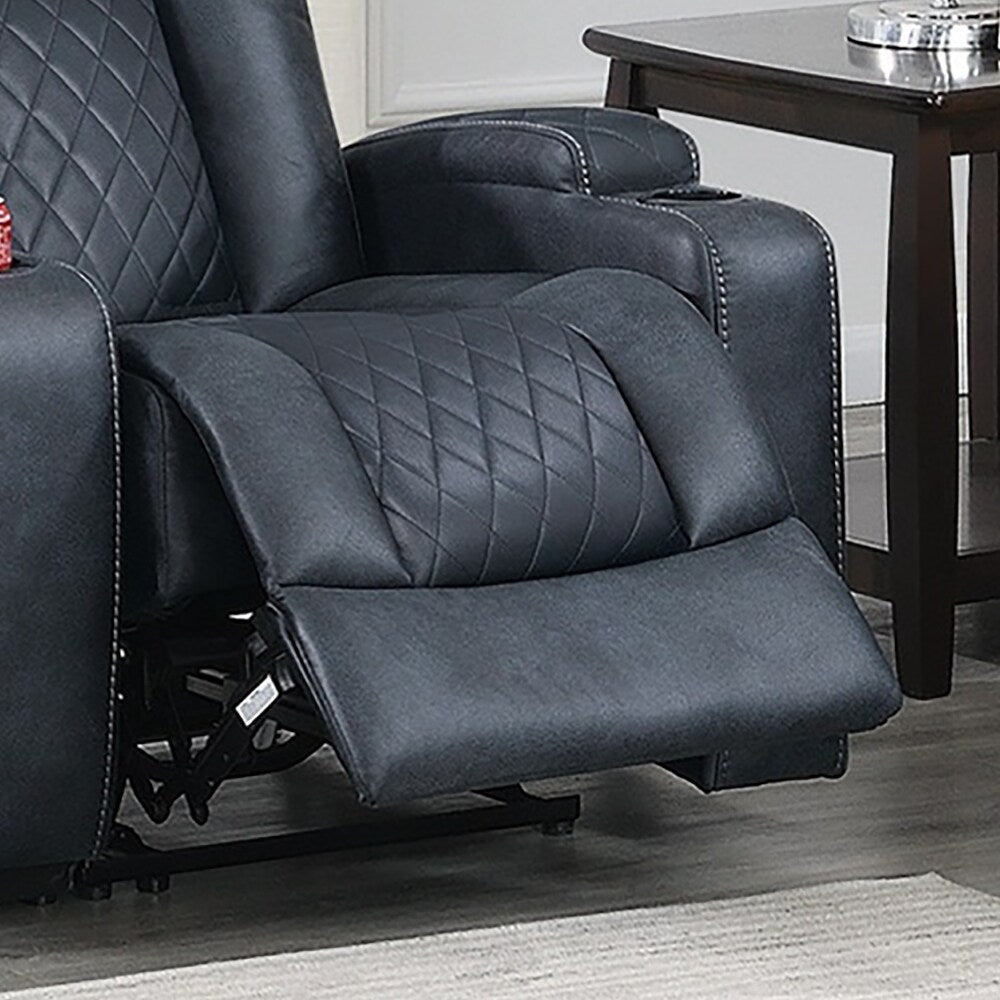 Power Loveseat With Cup Holders