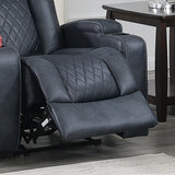 Power Loveseat With Cup Holders
