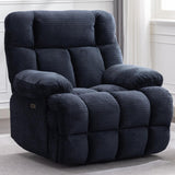 Power Oversized Recliner Zero Gravity Big Man Extra Large Recliner Chair for Living Room with USB Port 43"L*39"W*43"H Gray