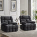 Power Oversized Recliner Zero Gravity Big Man Extra Large Recliner Chair for Living Room with USB Port 43"L*39"W*43"H Gray