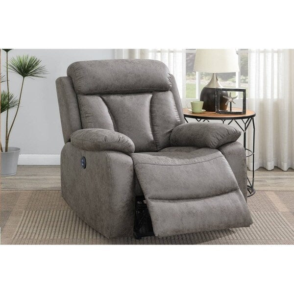 Power Recliner Antique Grey
