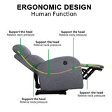 29.5Power Recliner Chair Couch Classic Chair Accent Chair